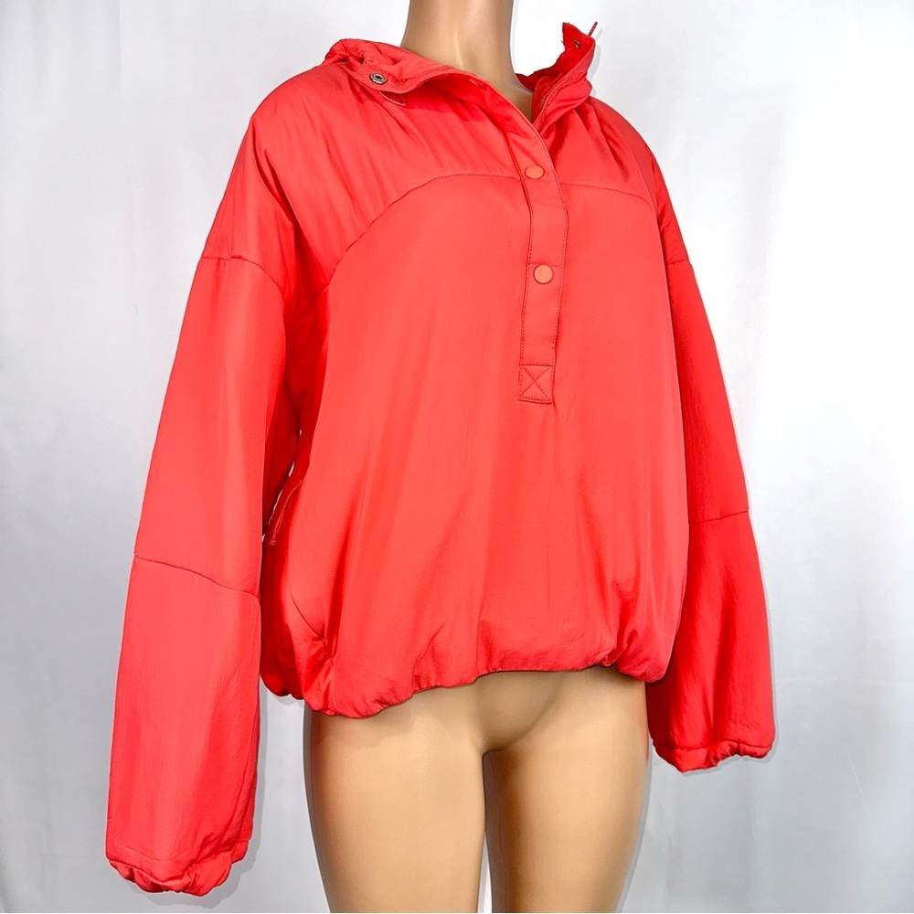 Free People Red Puffer Jacket